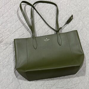 Kate Spade Olive Green Tote Bag